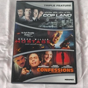 Triple Feature Copland Hostage Confessions DVD 2014 Miramax - Picture 1 of 10