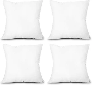 EDOW Dekokisseneinlagen, 4er Set leichte Daunen Alternative Polyester Pillo - Bild 1 von 8