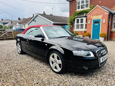 Audi A4 Cabriolet 1.8T 2006 black FSH - Image 1 of 4