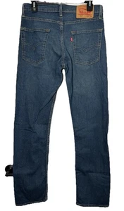 Levis 513 Herren Jeans 30x32 Straight Blau Stretch Dark Wash Denim - Bild 1 von 10