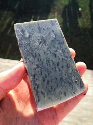 Pounamu Greenstone Nephrite Jade Kokopu High Quality slab lapidary carving - Image 1 of 4
