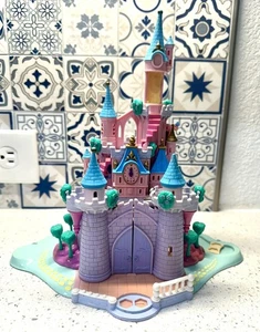 1995 Disney Polly Pocket Cinderella Enchanted Castle Flawed - Picture 1 of 10