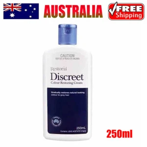 Restoria Discreet Grey Hair Color Restoring Cream Treatment Unisex - 250ml Hot - Picture 1 of 7