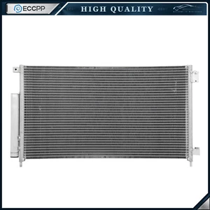Aluminum AC Condenser For 2003 04 05 06-2007 Honda Accord 4-Door 2.4L 3.0 L4 - Picture 1 of 8