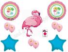 Pink Flamingo & Turquoise Luau Birthday Party Balloons Decoration Supplies Ocean