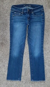 Pantalones de mezclilla rectos elásticos para mujer AMERICAN EAGLE - talla 8 - 29 x 28 - excelente estado - Imagen 1 de 6