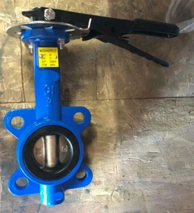 2" ANSI 150 GENERIC Butterfly Valve Ni Ductile Iron Disc, Buna seat, wafer - Picture 1 of 2