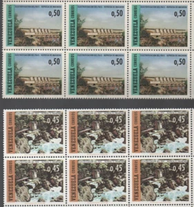 Venezuela: 1968; Scott 919-922 in block of 6 electrification program. VZ2255 - Picture 1 of 2
