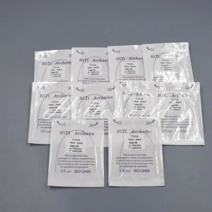 1 Pc Dental Orthodontic TMA Beta Ti-Mo Alloy Round Arch Wires Natural/Ovoid - Picture 1 of 62