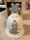 1995 Enesco Precious Moments Bell "he Covers The Earth With His" 141658
