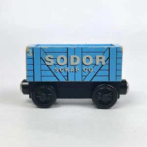 VTG 2000 Thomas Wooden Railway SODOR SCRAP CAR #3 SODOR SCRAP CO Box Car - Picture 1 of 8