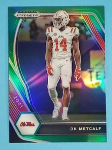 Selecciones del draft Panini Prizm 2021 verde DK Metcalf Ole Miss #57 - Imagen 1 de 2