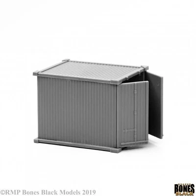 10 FOOT CONTAINER Reaper Miniatures Bones Black REM49025  - Image 1 of 3