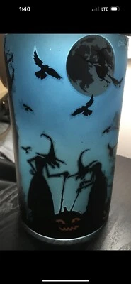 Yankee свечи ведьмы Хэллоуин Луна ураган подсвечник банка держатель новый - Изображение 1 из 3