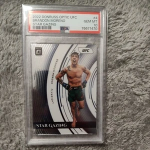 Dunruss Optic UFC #4 2022 Brandon Moreno Star Gazing PSA 10 Pop1 - Imagen 1 de 1
