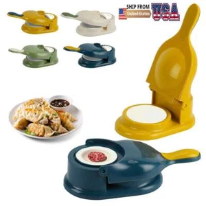 Manual 2 IN1 Dumpling Maker Dumpling Skin Press Pressing Dough Presser Mold Tool - Picture 1 of 15