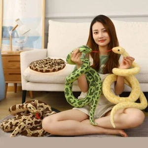 2M 3M Schlange Super Weich Kuscheltier Puppe Plüschtier KIDS Stofftier Toy HOT - Bild 1 von 13