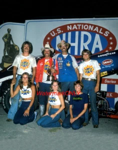 "Raymond Beadle" "Blue Max" 1976 Ford Mustang II NITRO Funny Car PHOTO!! #(38c) - Picture 1 of 2