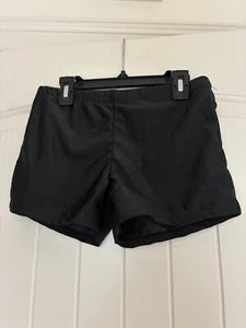 Preowned Unbranded Girl's Size L Black Athletic Shorts - Picture 1 of 2