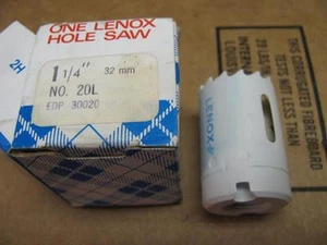 Lenox 1-1/4" 32mm no 20L EDP 30020 Bi Metal Holesaw - Picture 1 of 2