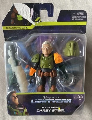 Disney PIXAR Lightyear Jr. Zap Patrol Darby Steel Mattel Action Figure Toy NEW - Image 1 of 2