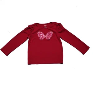 Girls Gymboree Shirt Size 4 Butterfly Girl Sequin Vintage  Long Sleeve - Picture 1 of 7