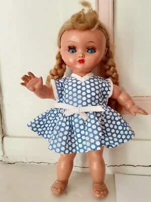 POUPEE  BELLA  MUGUETTE  RHODOID MADE IN FRANCE  Br SGDG  25 cm/ années 50 - Photo 1/4