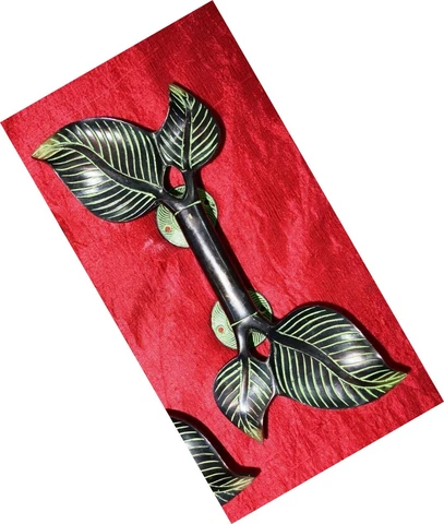 Sprig Door Handle Brass Branch Leaf Shape Door Pull Gate Furnish Home Dec EK723 Cover