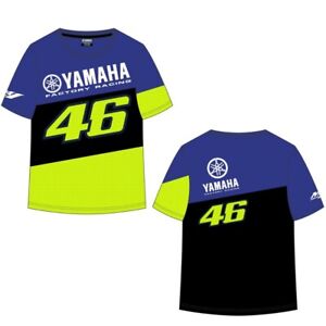 YAMAHA VALENTINO ROSSI #VR46 Racing Tee T-Shirt Youth (SPY-20TYR-BL-)