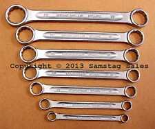 Stahlwille Germany 21/7 Flat Metric Double Box End Wrench Set Type 21 Set of 7