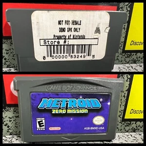 Nintendo Game Boy Advance GBA Metroid Zero Mission Not for Resale NFR Demo GPK - Picture 1 of 8