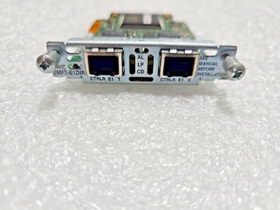 Cisco VWIC-2MFT-E1-DIR 2-port E1/fractional E1 multiflex trunk VWIC drop-and-ins - Image 1 of 3