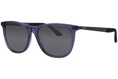 Gafas de sol Mont Blanc MB0330S 003 para hombre azul/metal/plateado 56 mm Foto 1 de 4