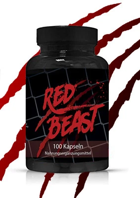 Red  Beast Anabolika Muskelaufbau Extrem Testosteron Booster Schnell Kapseln - Bild 1 von 4