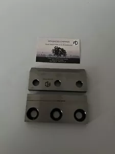 Chipper blades to fit Timberwolf 125/150 machine (BRAND NEW SET) - Picture 1 of 1