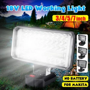 LED Work Light Workshop Flashlights Torch Camping for 18V Li-ion Makita Battery - Picture 1 of 16