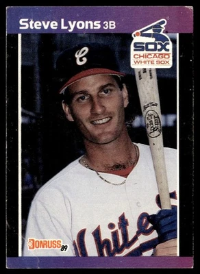 1989 Donruss Steve Lyons Chicago White Sox #253 - Image 1 of 2