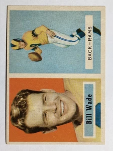 1957 Topps #34 Bill Wade (EX) - Bild 1 von 2