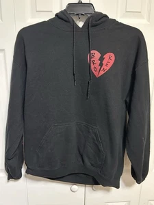 Riot Society Hoodie, Broken Heart Graphic, Black, Men’s Size Large  - Picture 1 of 14