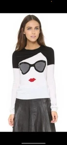 ALICE + OLIVIA STACE FACE SWEATER SIZE M NWOT - Picture 1 of 3