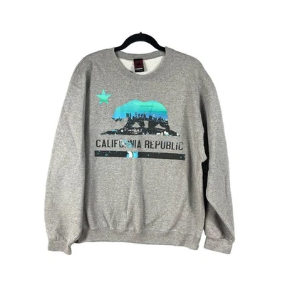 Sudadera gris Hawk California Republic para hombre talla S Foto 1 de 4