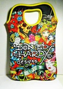 Don Ed Hardy Designs Reisetasche Neopren 2 Flaschen Wein/Wasser/Getränke oder Mittagessen  - Bild 1 von 6