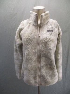 Jaqueta de caminhada Columbia tamanho S feminina multicolorida camuflagem lã quente ao ar livre 703 - Imagem 1 de 4