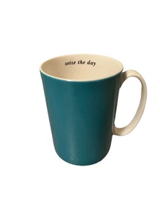 Kate Spade New York Lenox Sag das Wort "Ergreife den Tag" Kaffeebecher Teetasse 12 Unzen - Bild 1 von 5