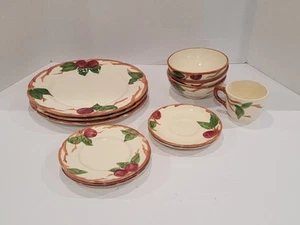 12 Pc. Franciscan "Apple" Dinnerware Set ~ Dinner Plates, Dessert Plates, Bowls - Picture 1 of 21