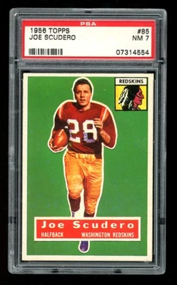 1956 Topps #85 Joe Scudero PSA 7 - Image 1 of 2