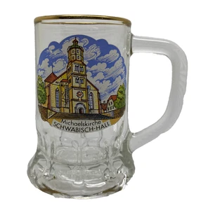 Miniature Beer Stein Souvenir Boeckling Shot Glass St Michael Hall Germany - Picture 1 of 11