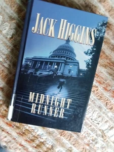 MIDNIGHT RUNNER by Jack Higgins- LARGE PRINT hardcover, 2002 - Picture 1 of 13