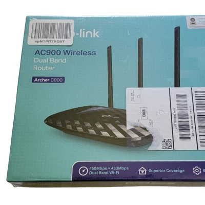 TP-Link Archer C900 AC900 Dual Band Wireless Router 450+433Mbps New Sealed - Image 1 of 4