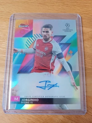 JORGINHO ARSENAL TOPPS FINEST 2023 / 24 AUTOGRAPH CARD A-JO - Image 1 of 2
